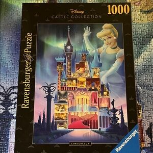 🧩 1000 piece Ravensburger Castle Collection “Cinderella”. Fabulous. Complete.